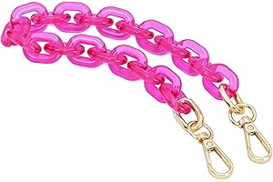 YICHAIN Cute Acrylic Purse Strap Bag Chain Handle Replacement Handbag Crossbody Shoulder Strap Accessory