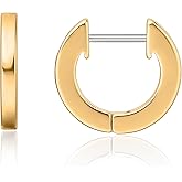 Limerencia G23 Pure Titanium Hypoallergenic Huggies Hoop Earrings for Women Sensitive Ears