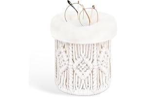 OPULANE 2 in 1 Glasses Holder, Anti-scratch Plush Lined Eyeglass Holder Stand for Nightstand Desk Eye-glass Storage Organizer