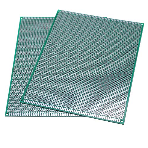 Sscon 2-Pieces Single Sided Universal Printed Circuit Board PCB for DIY Soldering (15x20cm) - Thumbnail 2