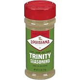 Louisiana Fish Fry Trinity Shake Seasoning Blend 4.1 oz | Holy trinity seasoning with onion, celery and green bell pepper for gumbo and jambalaya; no added salt or MSG.