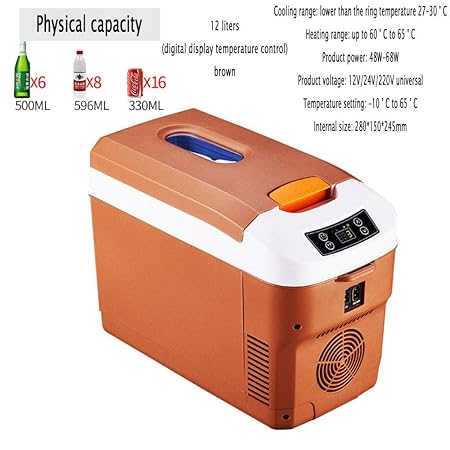 YIWANGO 12L De Coche Refrigerador Fría Caliente Doble Función ...