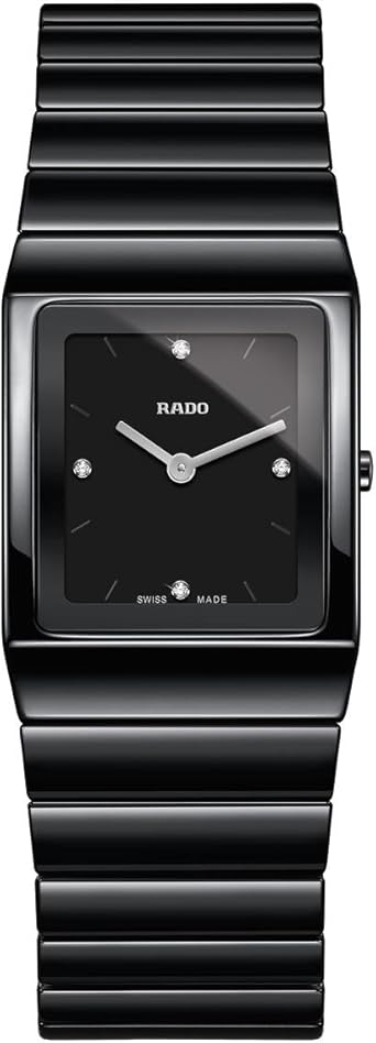 Rado Ceramica Reloj de mujer diamante cuarzo correa de ...