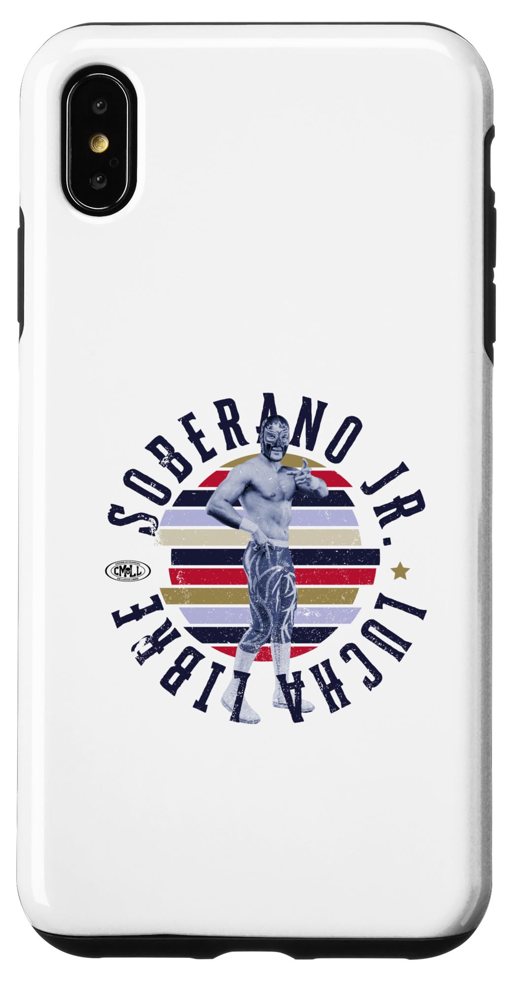 iPhone XS Max Soberano Jr. Mexican Luchador Ideal for men and women. Case