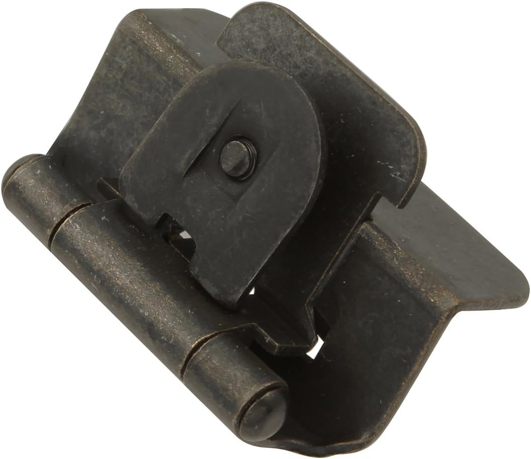 Hickory Hardware P5310BI Double Demountable Hinge, Black Iron, Hinges
