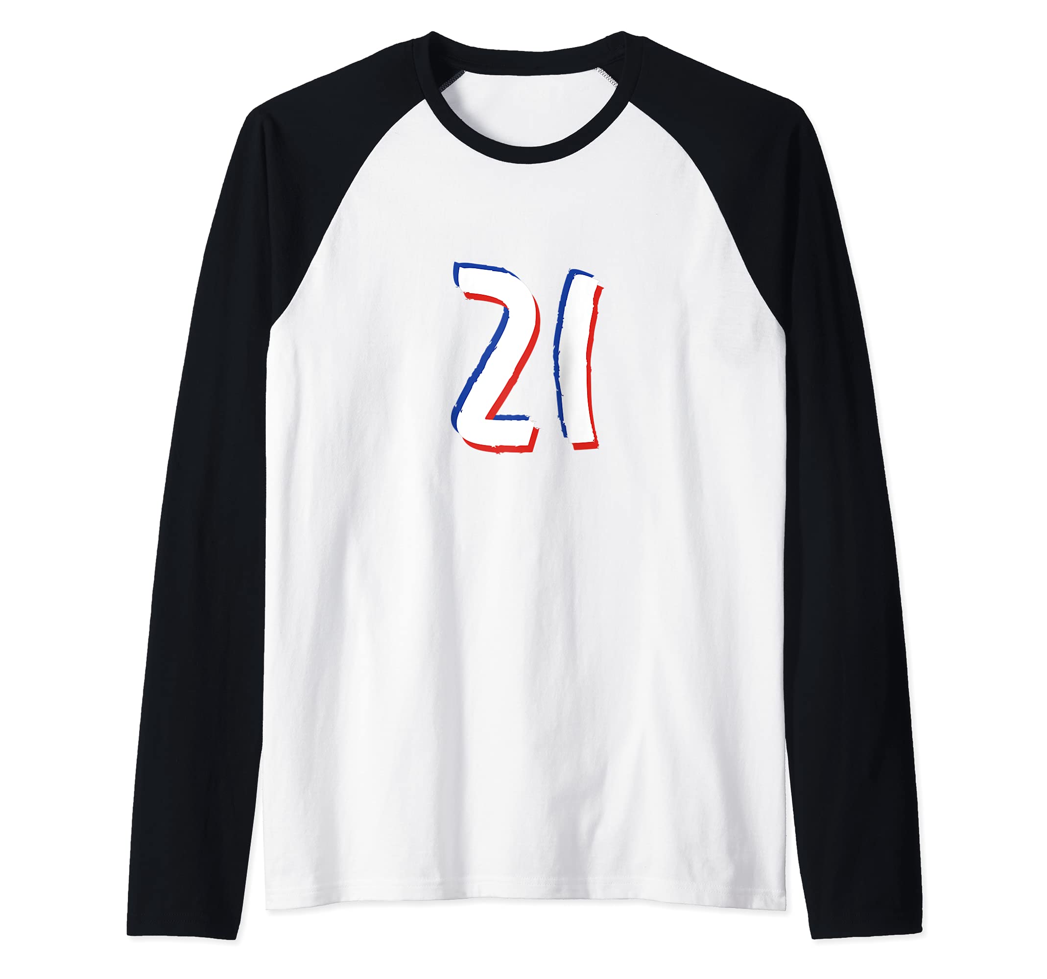 Flag Chile Raglan Baseball Tee