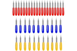Lot de 83 lames de rechange pour lames Cricut pour Explore Air 2/Air 3/Maker/Maker 3/Expression, 61 lames standard 45°, 11 po