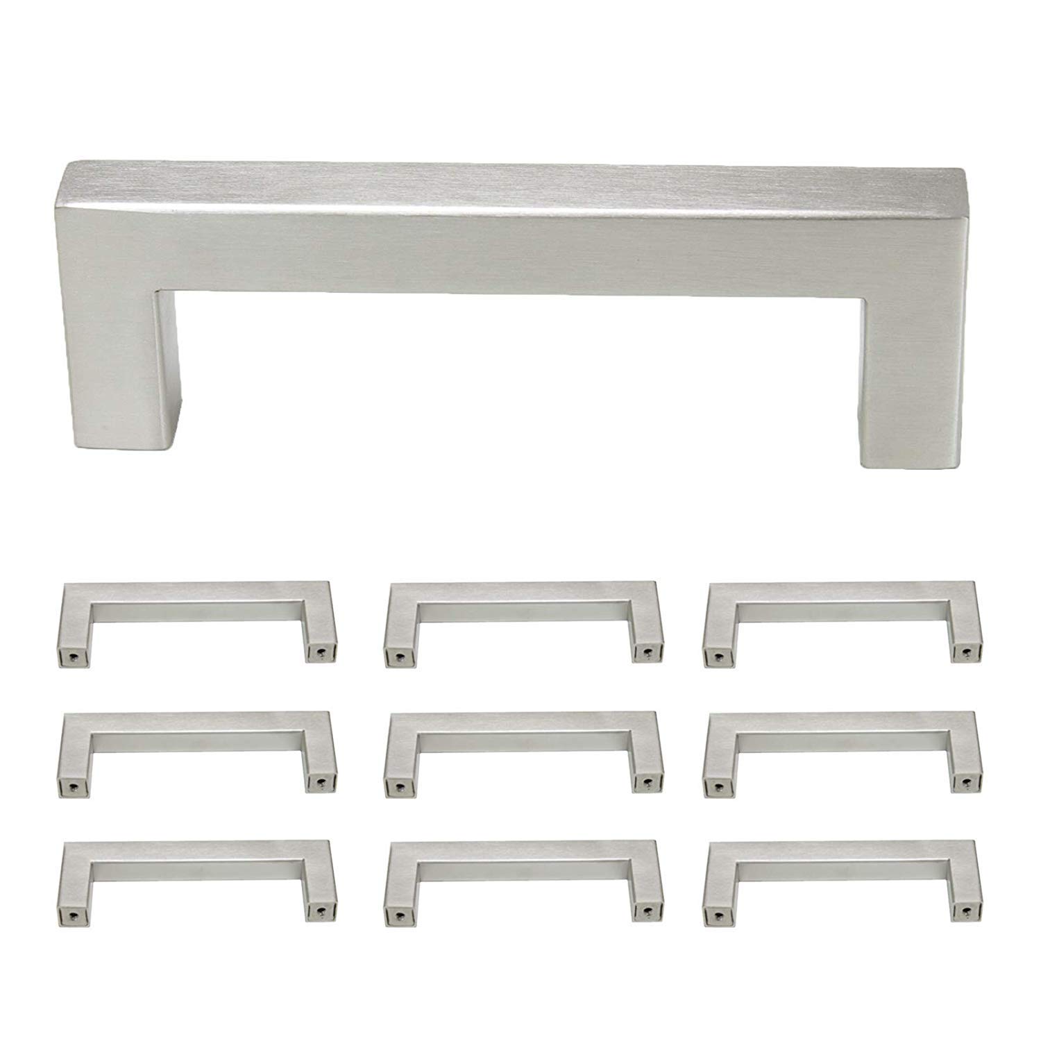 Best probrico kitchen cabinet pulls brushed nickel t bar stainless steel door knobs