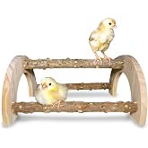 Natural Wood Chick Perch for Brooder, Baby Chicken Roosting Bars(1 Pack)