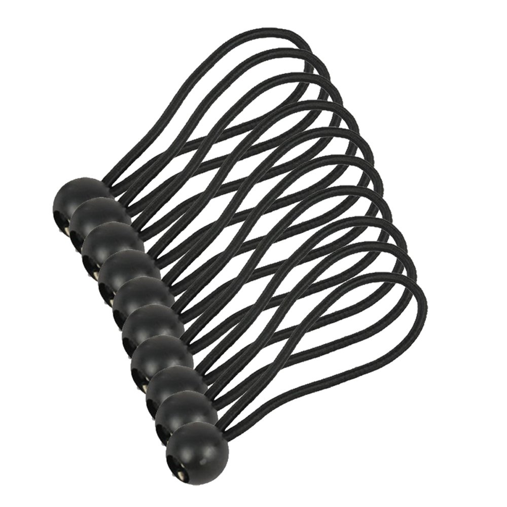 YIGO 10pcs Ball Bungee Cord Bungees Balls Tie Down Strap for Tents