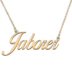 HUAN XUN Customized Custom Simple Any Name Necklace