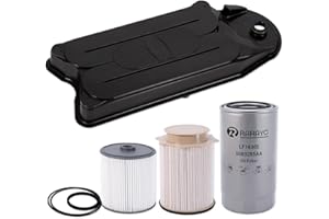 RARAYC Crankcase Breather Filter, Crankcase Ventilation and Fuel Filter Kit Replacement for 2019-2024 Ram 2500 3500 4500 5500 Engine Replaces # CV52001 68157291AA 68436631AA 5083285AA