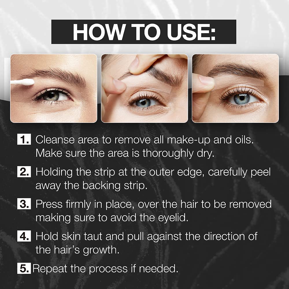 Ardell Brow Shapers Cold Wax Strips, 21 Coun