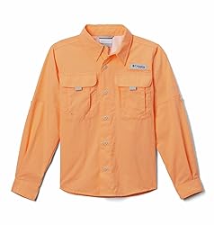 Columbia Boys' Big Bahama Long Sleeve Shirt, Bright