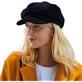 Comhats Wool Fashion Newsboy Hats for Women Winter Warm Pageboy Cabbie Cap Beret