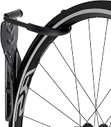 Maclean Vertical Bike Wall Mount Stand Steel Storage Hook 24-29 Inch Wheels view 5