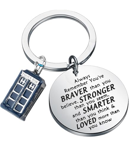 Amazon.com: Doctor Who - Merchandise - Rubber Keychain (The Tardis