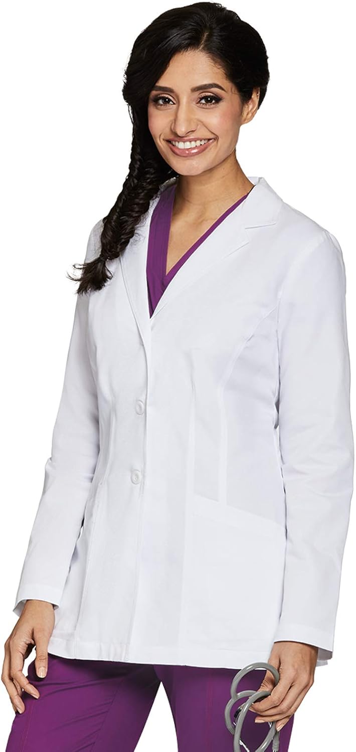 Grey's Anatomy Lab Coat for Women – Professional Mid-Length, Long Sleeve: Clothing