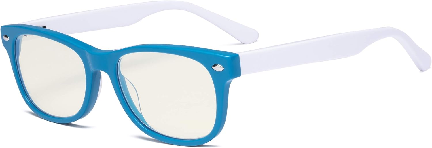 Eyekepper Computer Gaming Glasses for Kids, Blue Light Filter UV420 Rays Protection