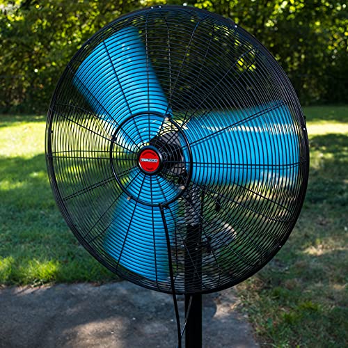 OEMTOOLS 23979 30" Oscillating Pedestal Misting Fan, Outdoor Fan with