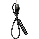 Metra 44-EC12 12-Inches Antenna Extension Cable | Adds 1 foot to factory aerial lead, Motorola style male to female plug, connects aftermarket head units, dash relocation