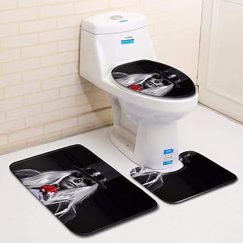 Jaminy 3 Stuck Toiletten Abdeckung Set Bad Wc Set Sitzbezug Bad