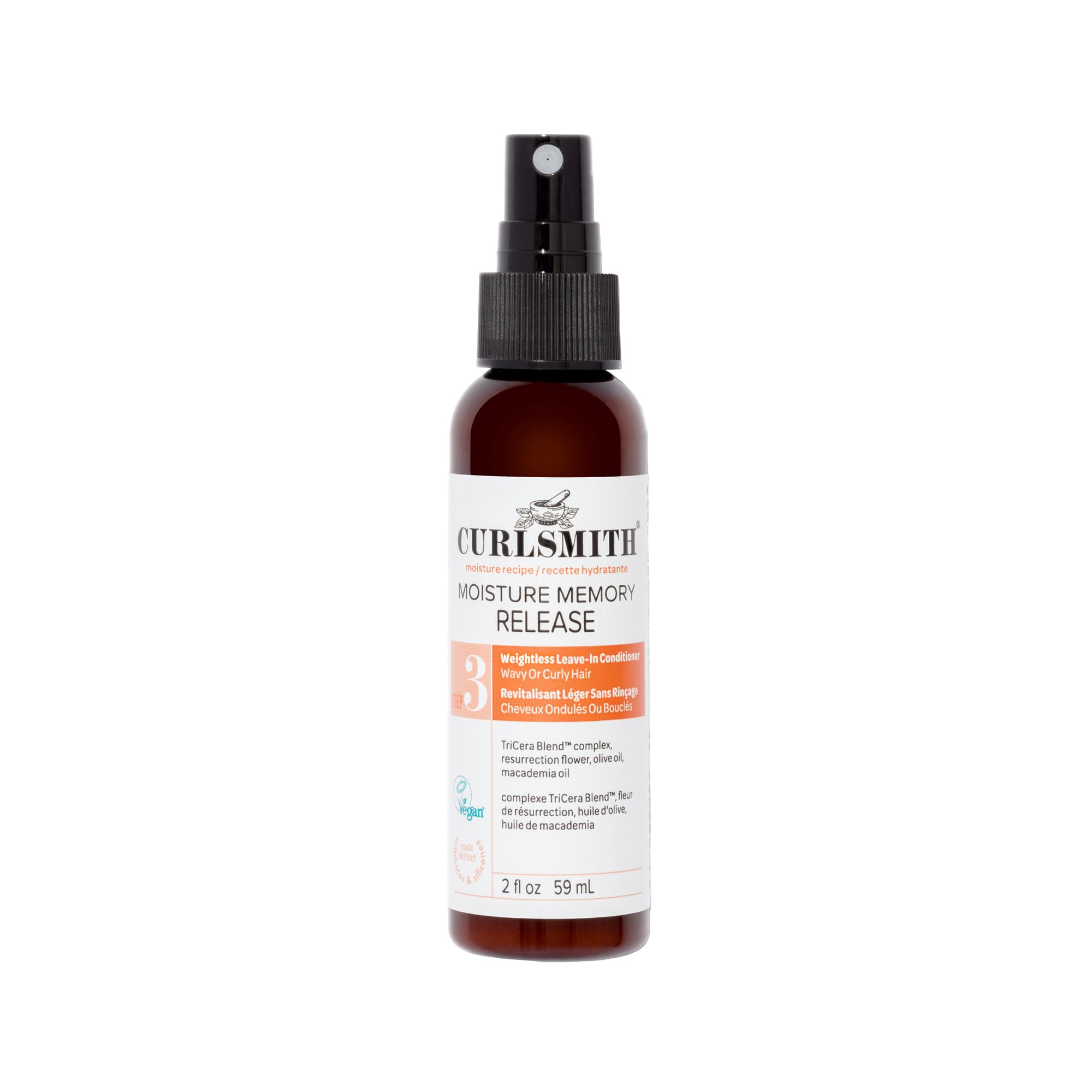 Photo 1 of CURLSMITH Moisture Memory Release - Lightweight Leave-In Conditioner for Curls, Hydrating and Detangling, For All Curl Types, Vegan & Cruelty Free (2 oz)