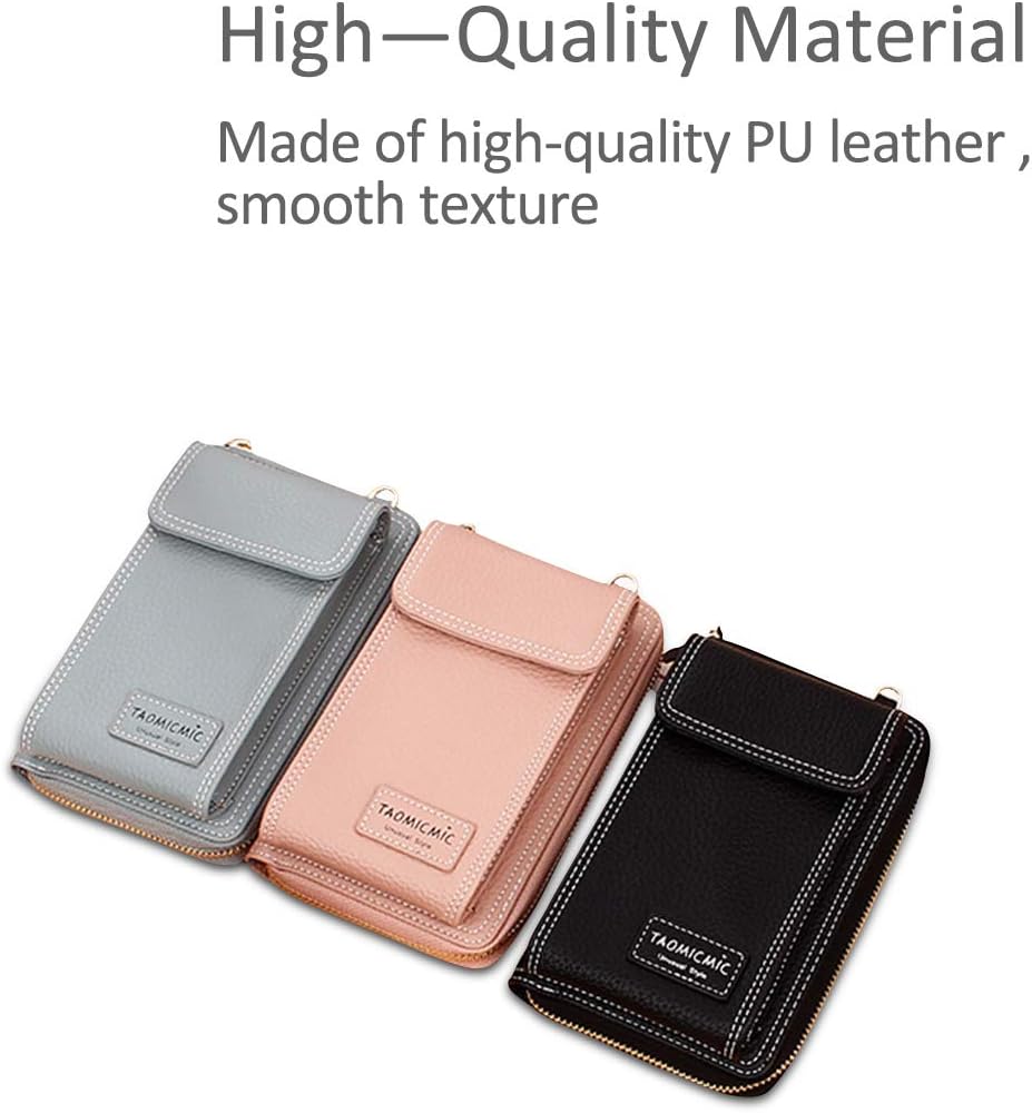 NICOLE & DORIS Wallets for Women,Long Wallet Purse for Women,Ladies Purse with Shoulder Strap,Multiple Card Slots - Image 4