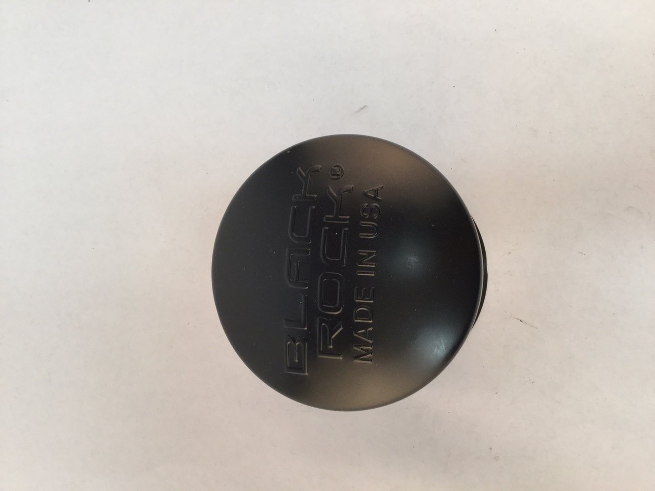 Black Rock 142512BR Steel Push-Through Center Cap