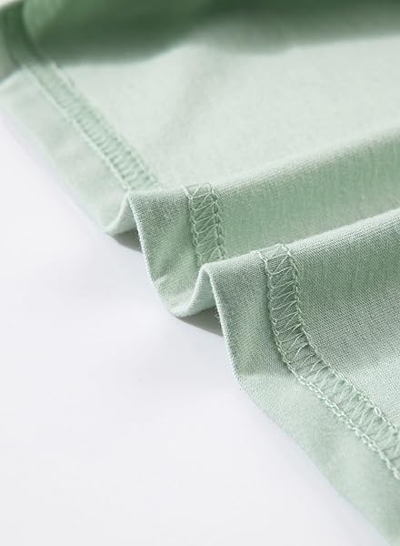 BLIBEAN TEEN GIRL SHIRT PRETEEN KID SHORT SLEEVE BLOUSE SOLID PLAIN SUMMER TOP FASHION CASUAL TEE CLOTHES DRESSY OUTFIT FANCY TSHIRT SIZE 10-11 YEAR OLD GREEN