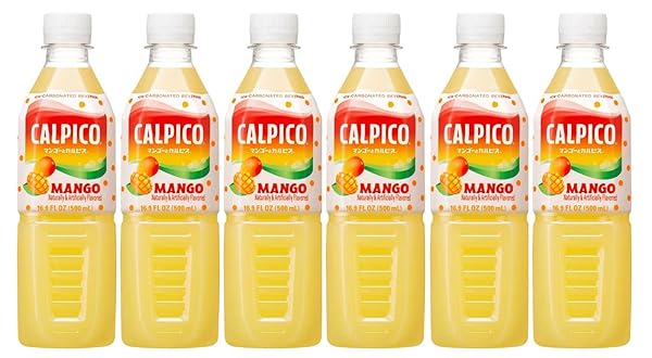 CALPICO SMOOTH, CREAMY & REFRESHING NON-CARBONATED BEVERAGE, SWEET AND TANGY, JAPANESE LACTIC ACID DRINK 16.9 FL OZ (PACK OF 6)