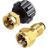 Hooshing Propane Refill Adapter Set, QCC1 Regulator Valve Gas Propane Refill Adapter, Propane Tank Refill Adapter for Disposa