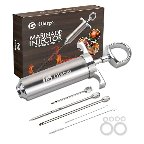 Ofargo Meat Injector, Meat Injectors for Smoking BBQ with 3 Marinade ...