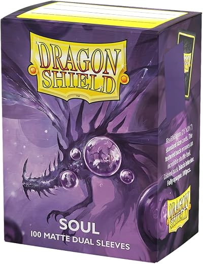 Dragon Shield Matte Dual Soul Dragon Shield: Metallic Purple Arcane Tinmen