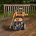 Generac Gas Pressure Washer Kit 3100 PSI 2.5 GPM Lithium-Ion Electric Start with PowerDial Spray Gun, 30' Ultra Flex Hose and 4 Nozzles - Includes Power Broom & Soap Blaster