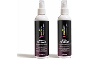 MinaiBrow Mina Henna Tint Stain Remover, Softly removes hair color from the scalp, skin around from the eyebrows, hair, beard and mustache quickly and gently 200ml - Pack of 2