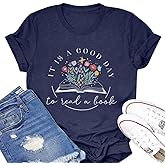 Book Shirts Women Book Lovers Gifts Graphic Tee Reading Teacher Shirt Bookish Tshirt Librarian Short Sleeve Tops