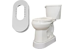Toilevator Toilet Riser, 11-1/2"W x 23"L x 3-1/2"H, 500-lb Capacity