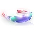Fun Central LED Light-Up Spaceman Shades – Futuristic Multi-Color Visor Glasses for Festivals, Parties, Raves, & Costumes