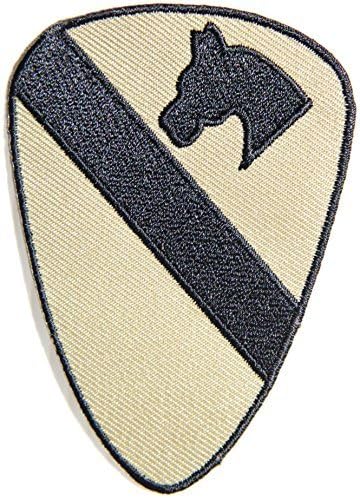 2.5"x 3.5" Cavaly Cavary Calvary Division US Army Military Logo Shield Jacket Uniform Embroidered Sew Iron on Patch