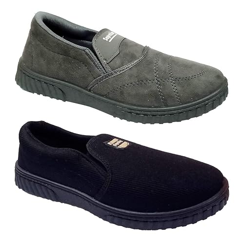 stylish black loafers