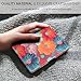 MoKo Passport Holder, PU leather Travel Case Cover for Passport, Colorful Flowers