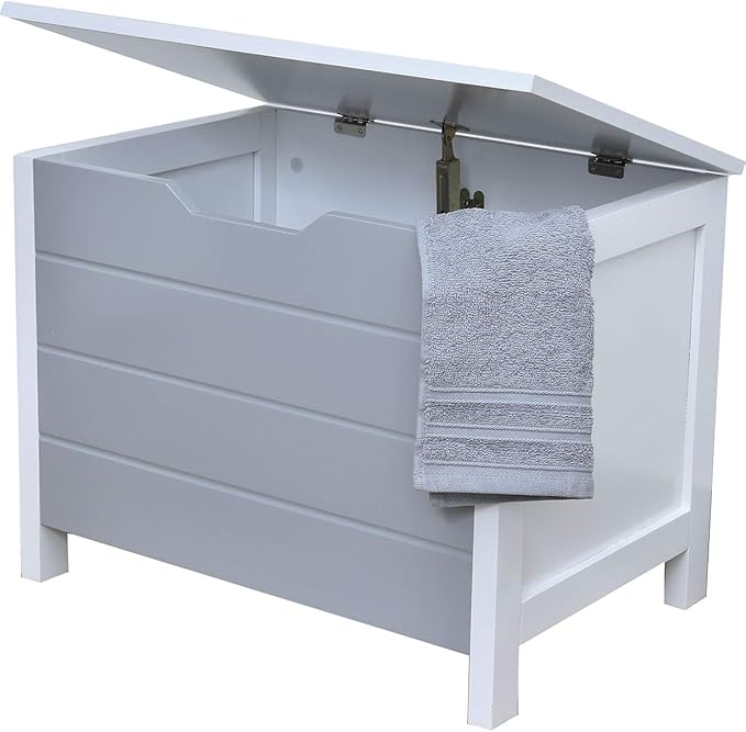 Baúl de almacenamiento, cofre de ropa en madera - Estilo moderno