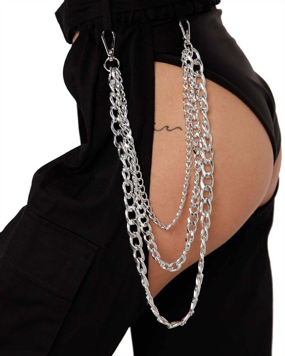 iHeartRaves Women's Chaps - Bottomless Pants for Raves & Music Festivals: Clothing
