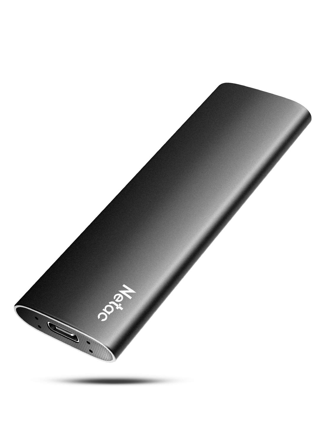 Netac 1TB SSD External USB 3.2 Gen 2, for Laptop, TV Recording, Mac, Xbox, and Mobile Phone (Android, USB-C Aluminum)
