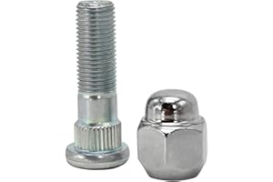 NEESEELILY M12 x 1.25 Wheel Hub Bolt Stud & Nut Set 28365FE001 28171AJ000 Compatible with 2006 to 2019 Subaru Ascent BRZ Crosstrek Forester Impreza Legacy Outback Tribeca