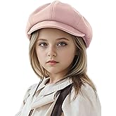 Jastore Kids Boys Girls Newsboy Caps Wool Flat Beret Cabbie Hat for Toddler