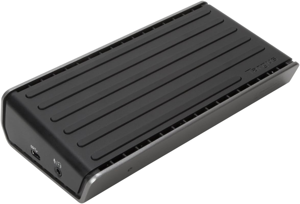 Targus USB-C Universal Dual Video 4K Laptop Docking Station with Charging Power, Audio, & 4 USB Ports for PC, Mac, & Android (DOCK180USZ): Computers & Accessories