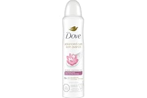Dove Advanced Care Antiperspirant Dry Spray for Women with Pro-Ceramide Technology Lotus Flower Scent for Soft, Resilient Ski
