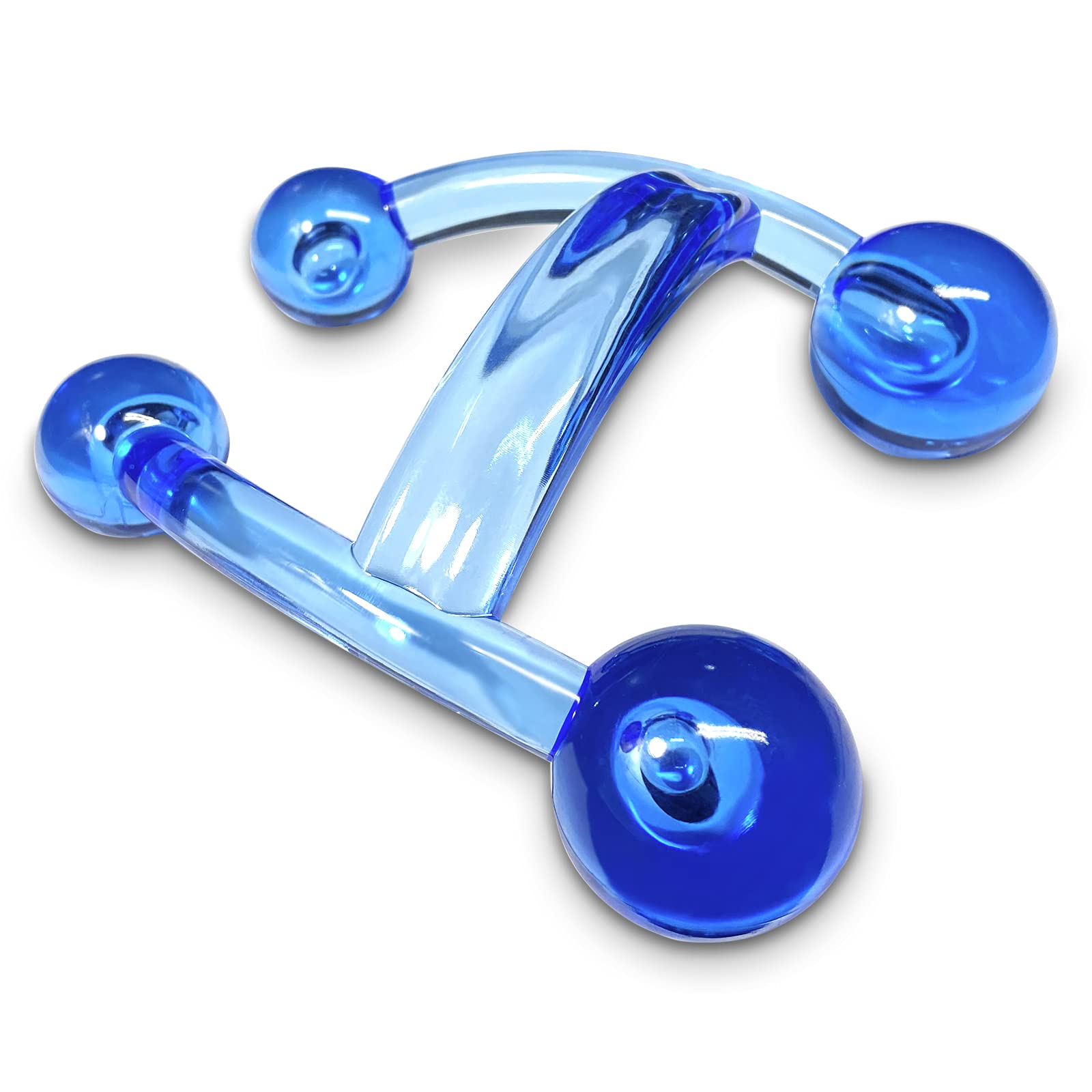 ResultSport Handy Double Massage Tool: Massager for deep muslce and Trigger Point Release. Used for Neck, Back, and Foot.